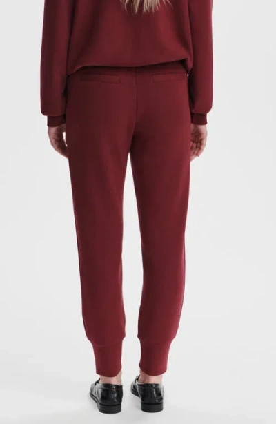 Varley Womens New Maroon Elasticated-waist Slim-fit Stretch-jersey Joggers Xs In Red