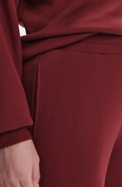 Varley Womens New Maroon Elasticated-waist Slim-fit Stretch-jersey Joggers Xs In Red