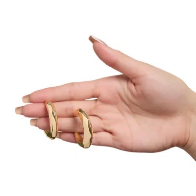 Bcbg Gold-tone Post Earrings In Gold