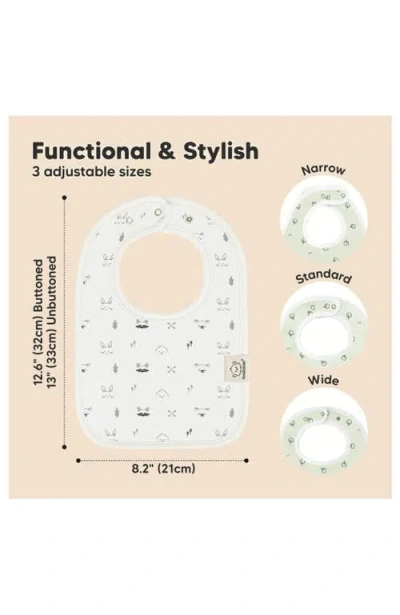 Keababies 8-pack Coast Drool Bibs In Blue