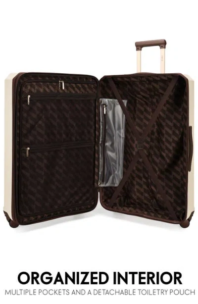 Elle Luxe Journey 3-piece Expandable Retro Spinner Luggage Set In Neutral