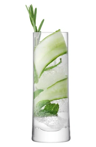 Lsa Gin Set Of 2 Highball Glasses In Transparent