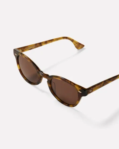 Epokhe Coil Sunglasses In Brown