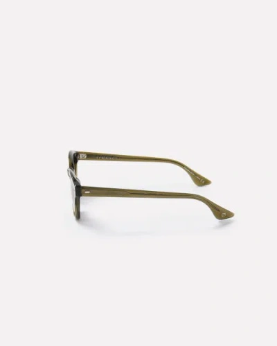 Epokhe Coil Sunglasses In Green