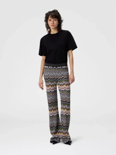 Missoni Lange Hose Mit Chevronmuster In Multi