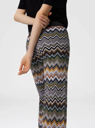 Missoni Lange Hose Mit Chevronmuster In Multi