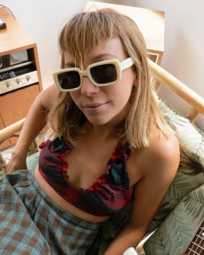 Epokhe Dune Sunglasses In White