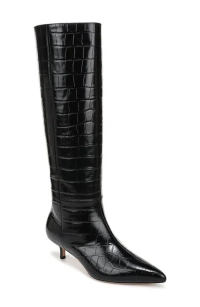 Veronica Beard Lisa 45 Knee High Boot In Black