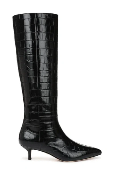 Veronica Beard Lisa 45 Knee High Boot In Black