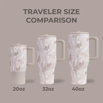 Hydrojug Muted Camo Print 32 oz Insulated Mug In Gray