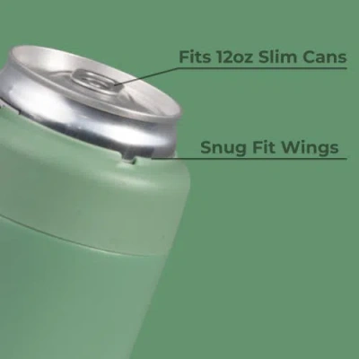 Hydrojug Slim Can Cooler In Green