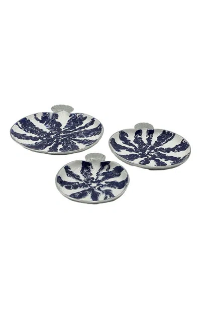 Lunares La Mar Round Serving Platter In Multi