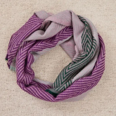 Feelgoodz Artisan Woven Hayden 100% Recycled Acrylic Oversized Wrap Winter Scarf In Multi