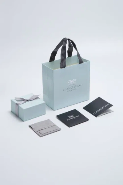 Classicharms Chunky Wave Hoop Earrings In Metallic