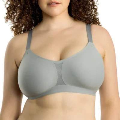 Parfait Simplicity Seamless Wire-free Bra In Gray