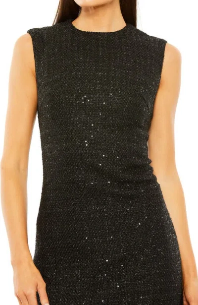 Mac Duggal 20784 Short Feather A Line Cocktail Mini Dress In Black