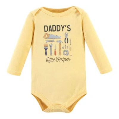 Hudson Baby Five-piece Collection Of Long-sleeve Cotton Bodysuits In Multi