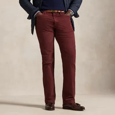 Polo Ralph Lauren Ralph Lauren Hampton Straight Stretch Jean In Burgundy