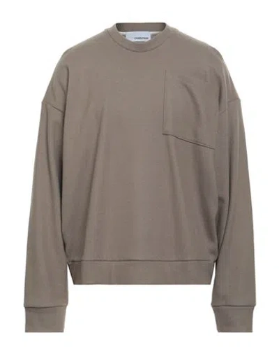 Costumein Man Sweatshirt Midnight Blue Size Xl Virgin Wool, Polyamide In Brown