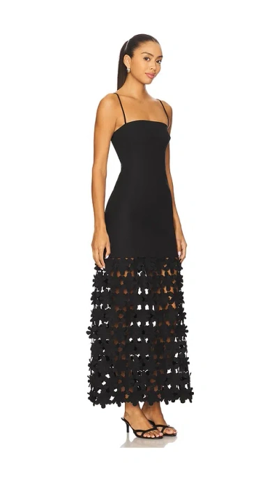Alexis Magdelena Midi Dress In Black
