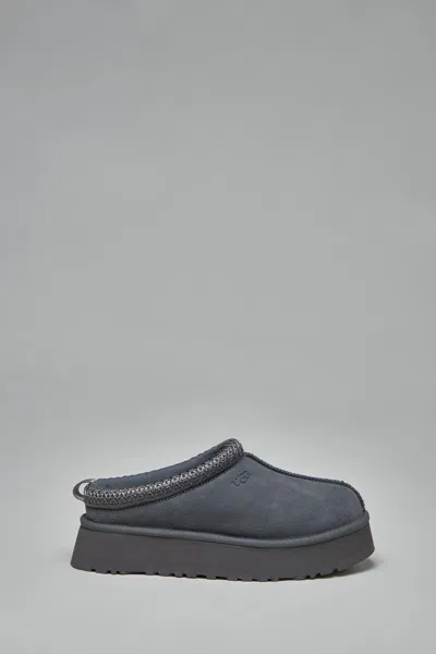 Ugg Tazz Ii Suede Mules Platform Style In Gray