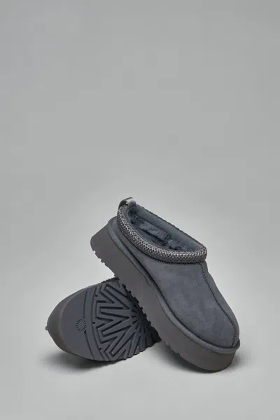 Ugg Tazz Ii Suede Mules Platform Style In Gray