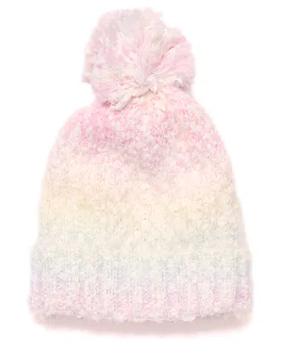 Inmocean Big Girls 3-piece Color Block Cozy Cloud Weather Beanie, Scarf And Gloves Set In Yellow