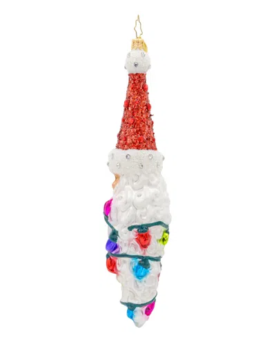 Christopher Radko Twinkling Twist Ornament In Multi