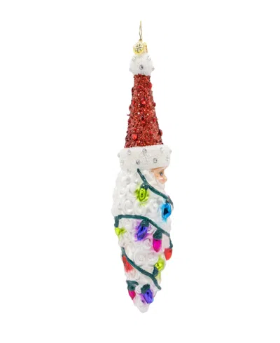 Christopher Radko Twinkling Twist Ornament In Multi