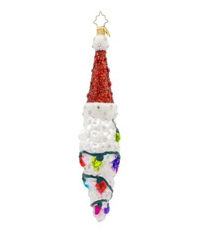Christopher Radko Twinkling Twist Ornament In Multi