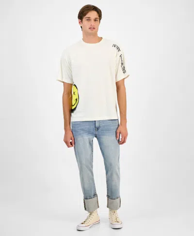 Smileyworld Men's Smiley Infinite Possibilities Graphic T-shirt In Brown