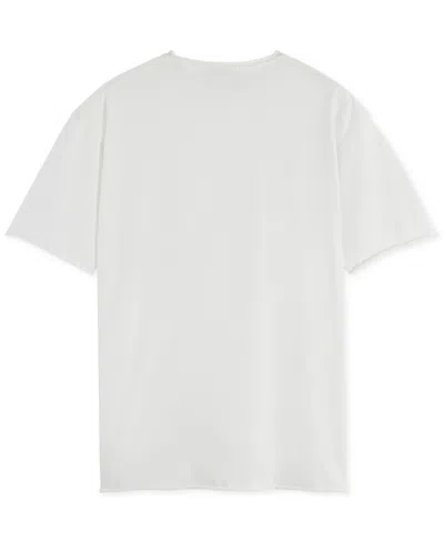 Scotch & Soda Men's Short Sleeve Raw Edge Crewneck T-shirt In White