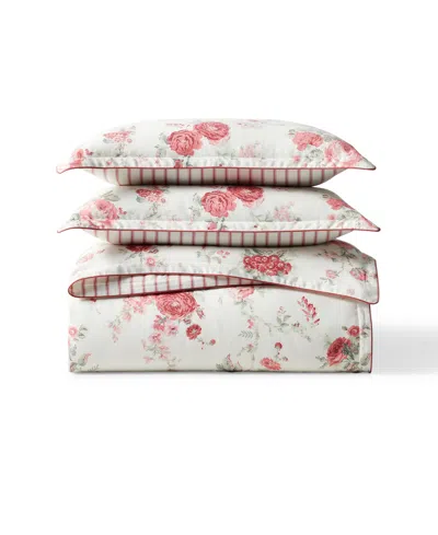 Ralph Lauren Sofia Cotton Sateen 3-pc. Duvet Cover Set, King In Multi