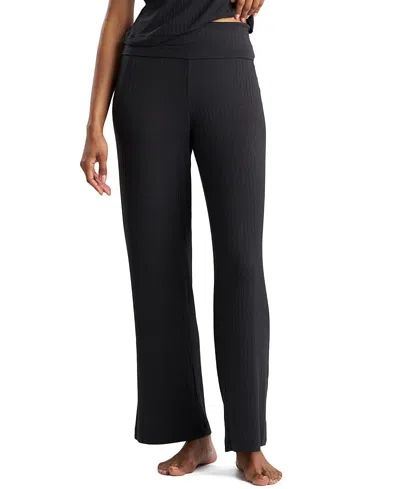 Natori Edit Skye - Rib Ease Pants In Black