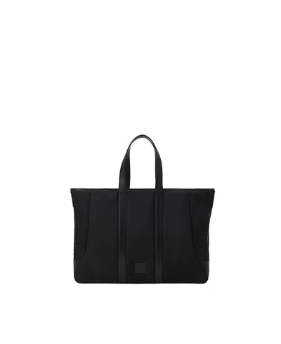Lanvin Curb Nylon Tote Bag In Black