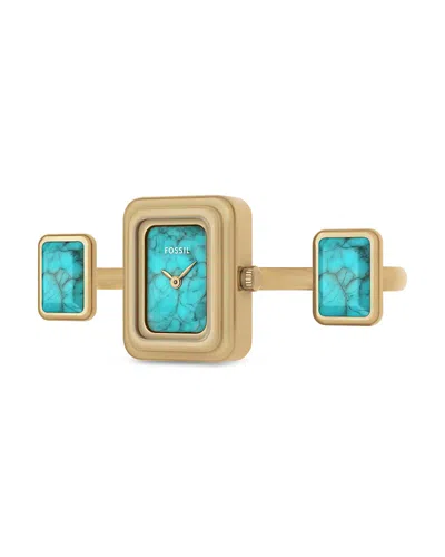 Fossil Raquel Watch Ring, 14mm X 18mm In Multi