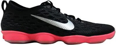 Pre-owned Nike Zoom Fit Agilityhyper Grape (women's) Sneakers In Black/ivory/hyper Punch