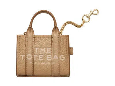 Pre-owned Marc Jacobs Women's  The Nano Tote Charm Bag In Camel In Brown