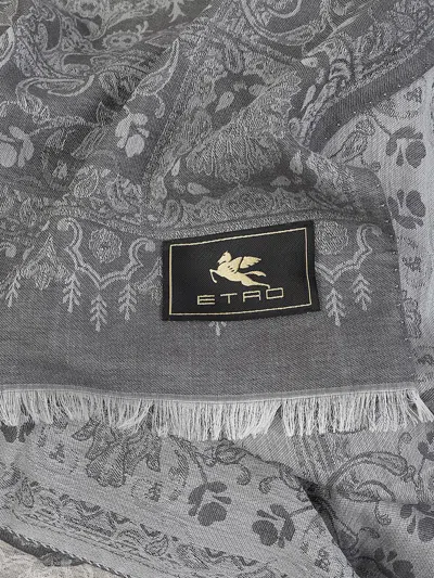 Etro Scarf In Gray