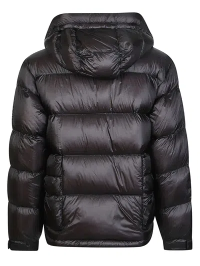 C.p. Company Signature Lens Down Jacket In Black