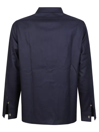 Orian Patch-pocket Shirt In Blue