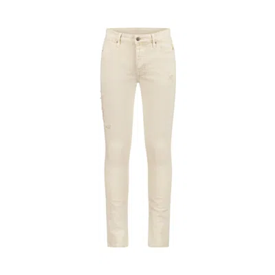 Pre-owned Ksubi Van Winkle 'ecru Playoff' | Cream | Men's Size 32 In White