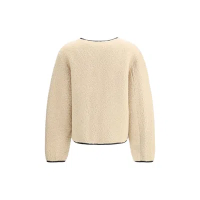 Blazé Milano Reversible Shearling Jacket In Neutral