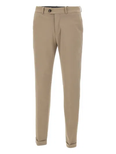 Rrd Brown Tailored Trousers With Classic Waistband In Neutral