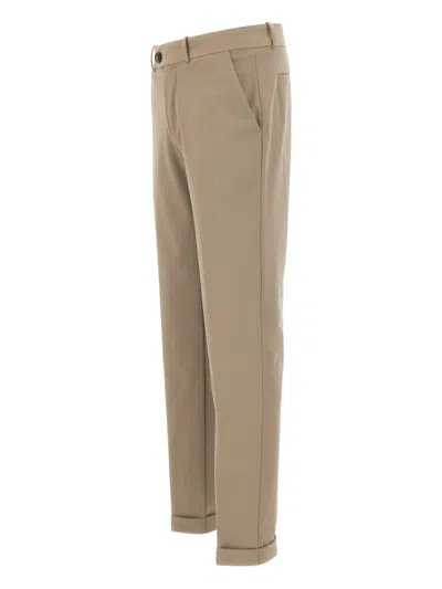 Rrd Brown Tailored Trousers With Classic Waistband In Neutral
