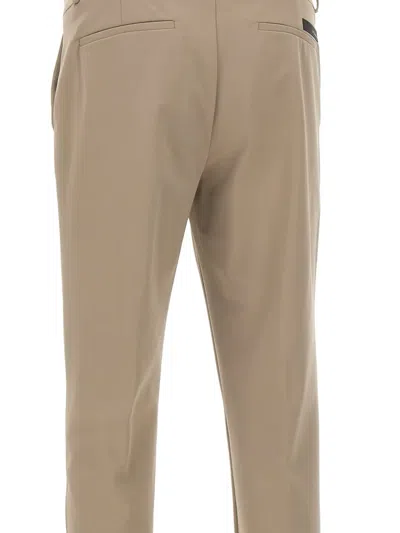Rrd Brown Tailored Trousers With Classic Waistband In Neutral