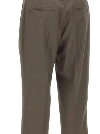 Filippa K Emma Welt-pocket Trousers In Brown