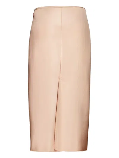 Ami Alexandre Mattiussi Midi And Knee Length Skirt Design In Pink