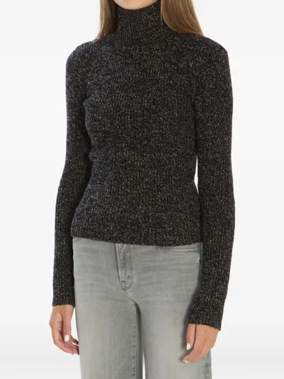 Max Mara Wool And Cashmere-blend Turtleneck Sweater In Brown