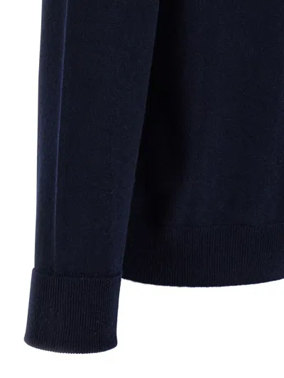 Ballantyne Argyle Pattern Sweater Sweaters And Cardigans Blue In Blue